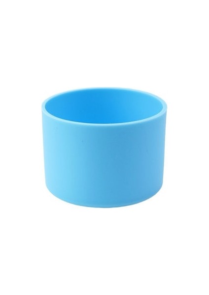Gök Mavisi 17 Renk 5.5 cm Silikon Kap Alt Kapak 55 mm Şişe Kapağı Bardak Isı Yalıtımı Alt Kapak Kaymaz Şişe Kol Kılıf (Yurt Dışından)
