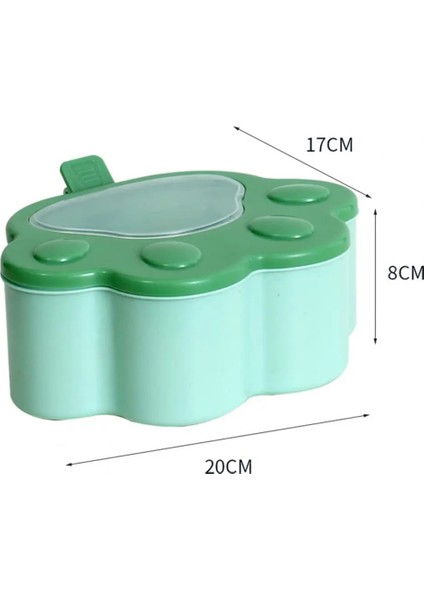 Gri 1 Takım Baharat Kutusu Plastik Kedi Pençe Şekli 5 Izgaralar Kaşıkla Baharat Dağıtıcı Büyük Kapasiteli Toz Geçirmez Su Geçirmez Baharat Kavanoz (Yurt Dışından) fırsatları