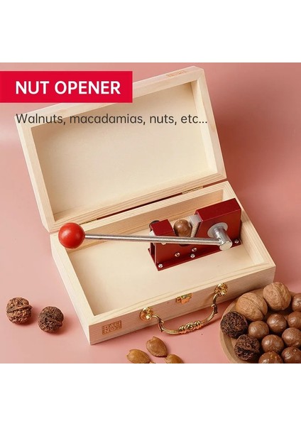 B Macadamia Açıcı Soyma Makinesi, Fındıkkıran Somun, Fındık Badem Fındık Için Saplı Ceviz Klipsi Kabuk Kırıcı (Yurt Dışından)