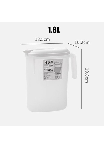 1.8l Soğuk Su Isıtıcısı 3.5l Musluklu Soğuk Su Şişesi Buzdolabı Büyük Kapasiteli Limonlu Drinkware Meyve Çaydanlığı Soğuk Demleme Şişesi Soğuk Su Isıtıcısı Tankı (Yurt Dışından)
