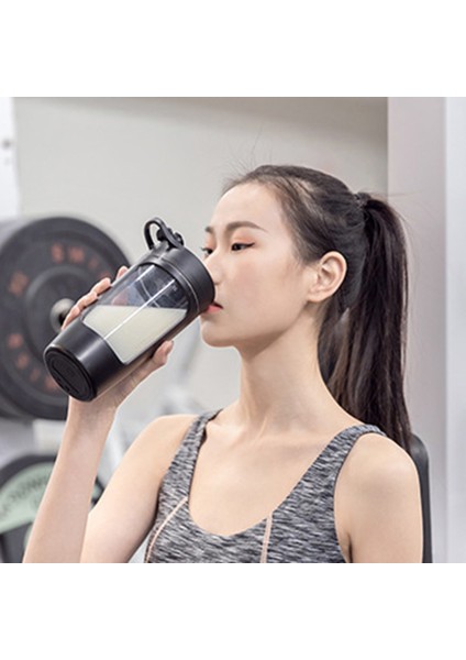 B-Gri 650 ml Taşınabilir Elektrikli Protein Shaker Şişe Peynir Altı Suyu Protein Tozu Karıştırma Şişesi Spor Fitness Açık Seyahat Taşıma Şişesi (Yurt Dışından) fırsatları