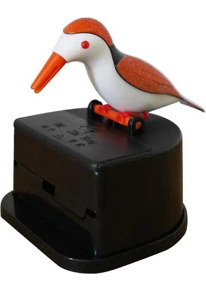 Turuncu Tüy Küçük Kuş Kürdan Kutusu Otomatik Pres Kürdan Dağıtıcı Ev Mutfak Küçük Kuş Kürdan Tutucu Kutusu Masa Dekor Aksesuarları (Yurt Dışından) fiyatları