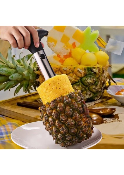 Soyucu Ananas Soyucu Paslanmaz Çelik Meyve Dilimleme Ananas Çukur Temizleme Aracı Ananas Bıçağı Ananas Bıçağı Mutfak Aksesuarları (Yurt Dışından) fiyatları
