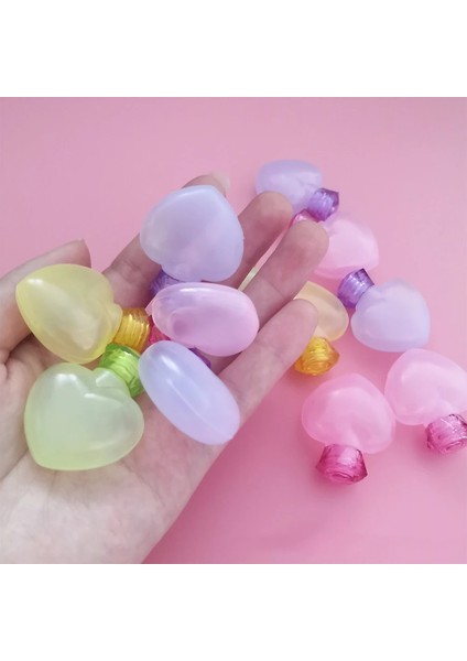 Şişe 4 Adet/takım Mini Sos Şişeleri Kalp Kabak Cadılar Bayramı Renkli Çeşni Kapları Plastik Şişeler Çocuklar Öğle Yemeği Bento Aksesuarları (Yurt Dışından)