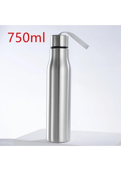 750ML 500-1000ML 500ML/1000ML Paslanmaz Çelik Spor Su Şişesi Tek Katmanlı Sağlam Su Bardağı Seyahat Kamp Spor Içecek Şişeleri Drinkware (Yurt Dışından)