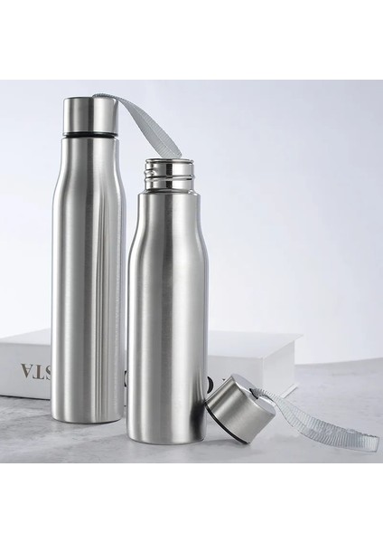 750ML 500-1000ML 500ML/1000ML Paslanmaz Çelik Spor Su Şişesi Tek Katmanlı Sağlam Su Bardağı Seyahat Kamp Spor Içecek Şişeleri Drinkware (Yurt Dışından) modelleri