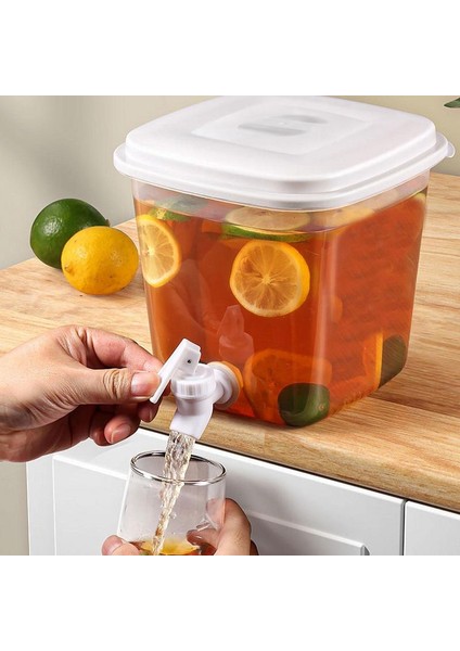 3.5l Soğuk Su Isıtıcısı Musluk Suyu Sürahileri Limonata Kabı Buzdolabı Içecek Dispenseri Su Kovası Için Içecek Dispenseri (Yurt Dışından) fırsatları