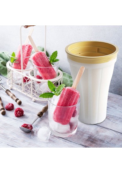 Yeşil Hızlı Dondurulmuş Smoothiescup Ev Yapımı Milkshake Sıkma Şişe Slushiedondurma Makinesi Hızlı Soğutma Bardağı Slushymaker Şişe (Yurt Dışından)