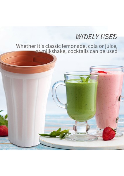 Yeşil Hızlı Dondurulmuş Smoothiescup Ev Yapımı Milkshake Sıkma Şişe Slushiedondurma Makinesi Hızlı Soğutma Bardağı Slushymaker Şişe (Yurt Dışından)