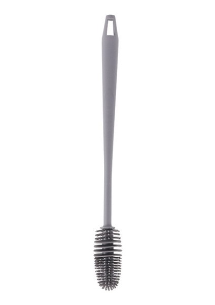 Fincan Fırçası-Gri Su Şişesi 500/700ML Büyük Kapasiteli Su Şişesi Zaman Işaretleyici Şeffaf Plastik Sızdırmaz Süt Bardağı Şişesi Drinkware Çocuk Okul Spor Kampı (Yurt Dışından)