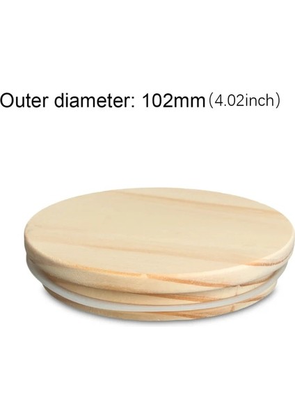1 Adet 102MM-STYLE1 Çeşitli Boyutlarda Bambu Kapaklar Yeniden Kullanılabilir Mason Kavanoz Konserve Kapakları Sızdırmaz Silikon Sızdırmazlık Ahşap Kapaklar Içme Kavanoz Ev Gereçleri (Yurt Dışından)