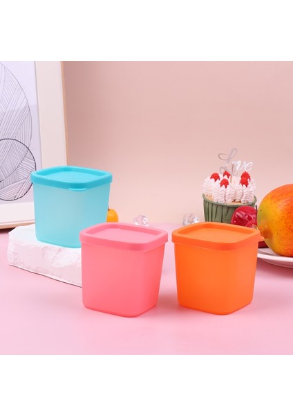Pk 1 Adet Mini Gıda Seçimi Kare Şekilli Çeşni Dağıtıcı Taşınabilir Baharat Çeşni Konteyner Kutusu Çocuklar Öğle Yemeği Bento Aksesuarları (Yurt Dışından)