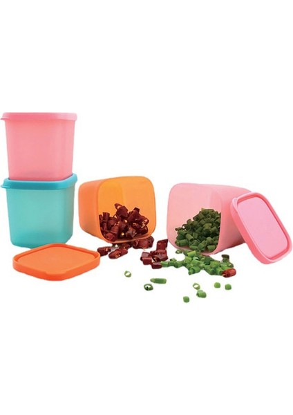 Pk 1 Adet Mini Gıda Seçimi Kare Şekilli Çeşni Dağıtıcı Taşınabilir Baharat Çeşni Konteyner Kutusu Çocuklar Öğle Yemeği Bento Aksesuarları (Yurt Dışından)