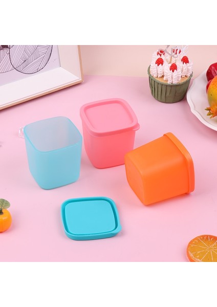 Pk 1 Adet Mini Gıda Seçimi Kare Şekilli Çeşni Dağıtıcı Taşınabilir Baharat Çeşni Konteyner Kutusu Çocuklar Öğle Yemeği Bento Aksesuarları (Yurt Dışından)