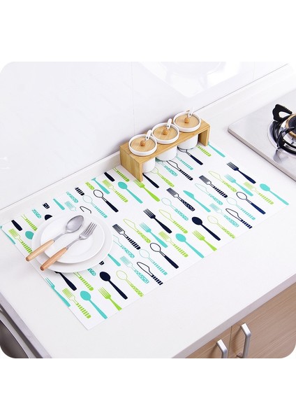 Gri M Bulut/kare Şekli Servis Altlığı Çocuk Plaka Mat Gıda Sınıfı Silikon Masa Pedi Su Geçirmez Isı Yalıtımı Mutfak Gadget Kolay Temizlik (Yurt Dışından)