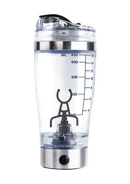 Şarj Edilebilir 600 ml Elektrikli Protein Shake Karıştırıcı USB Shake Şişesi Süt Kahve Blender Su Isıtıcısı Spor ve Fitness Şarj Elektrikli Shaker Fincan (Yurt Dışından)