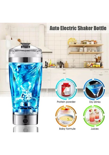 Şarj Edilebilir 600 ml Elektrikli Protein Shake Karıştırıcı USB Shake Şişesi Süt Kahve Blender Su Isıtıcısı Spor ve Fitness Şarj Elektrikli Shaker Fincan (Yurt Dışından) fiyatları