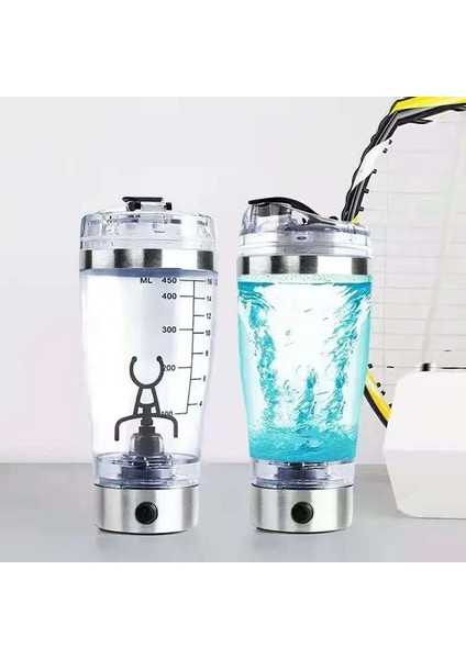 Şarj Edilebilir 600 ml Elektrikli Protein Shake Karıştırıcı USB Shake Şişesi Süt Kahve Blender Su Isıtıcısı Spor ve Fitness Şarj Elektrikli Shaker Fincan (Yurt Dışından) indirimleri