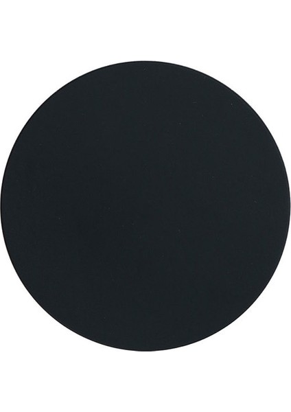 Siyah Silikon Dünya 10 cm Masa Mat Şeker Renk Bardak Altlığı Yuvarlak Bardak Altlığı Su Geçirmez Kaymaz Yalıtım Çay Altlığı Masa Mat Bar Altlığı (Yurt Dışından)