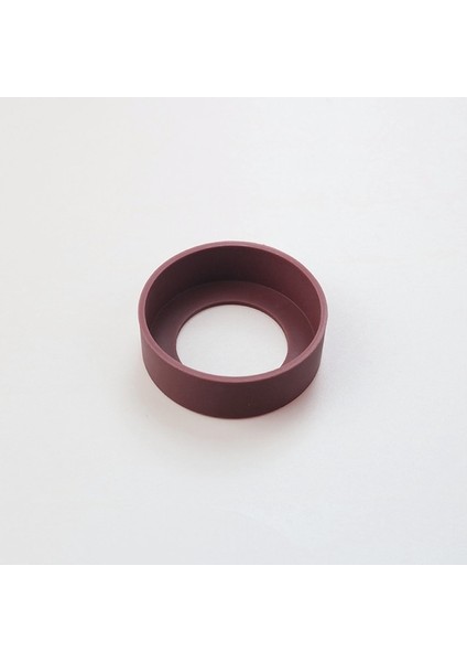 Şarap Kırmızı 28 Renk 6.0cm Silikon Bardak Alt Kapak 60MM Bardak Alt Halka Coaster Kol Kılıf Aşınmaya Dayanıklı Anti-Düşme Alt Kapak (Yurt Dışından)