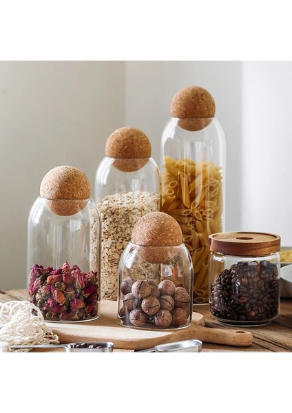 500 ml Cam Kavanoz Baharat Kahve Çekirdekleri Hububat Depolama Tankı, Biberlik, Çay Kutuları, Şeffaf Şişe, Mutfak Gereçleri (Yurt Dışından) indirimleri