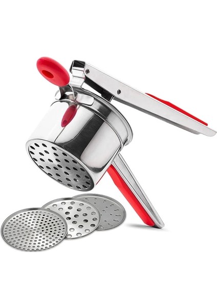 Kırmızı E56C Patates Ezici Patates Ezici Paslanmaz Çelik Tatlı Patates Ezici Mutfak Aracı Spaetzle Makinesi Basın Spaetzle Erişte Makinesi (Yurt Dışından) fiyatları