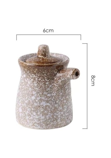 B 2 Japon Tarzı Seramik Soya Sosu Kabı Zeytinyağı Şişesi Retro Sirke Dağıtıcı Çalkalayıcı Mutfak Pişirme Araçları Baharat Kutuları (Yurt Dışından)