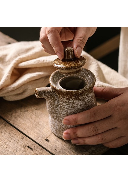 B 2 Japon Tarzı Seramik Soya Sosu Kabı Zeytinyağı Şişesi Retro Sirke Dağıtıcı Çalkalayıcı Mutfak Pişirme Araçları Baharat Kutuları (Yurt Dışından) fırsatları