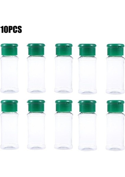 Yeşil 10 Adet 10/20 Adet Kavanoz Baharat Tuz ve Biber Çalkalayıcılar Baharat Kavanozu Baharat Organizatör Mutfak Şekerlik Mutfak Aksesuarları Yapar (Yurt Dışından)