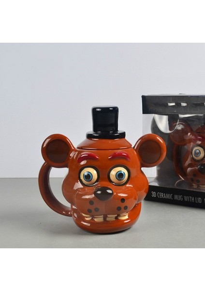 480ML-B 401-500ML Yaratıcı Kupa Oyuncak Ayı Gece Yarısı Harem Freddy Bebek Kupa Komik Süs Kupa Freddy 3D Seramik Kupa (Yurt Dışından) fiyatları