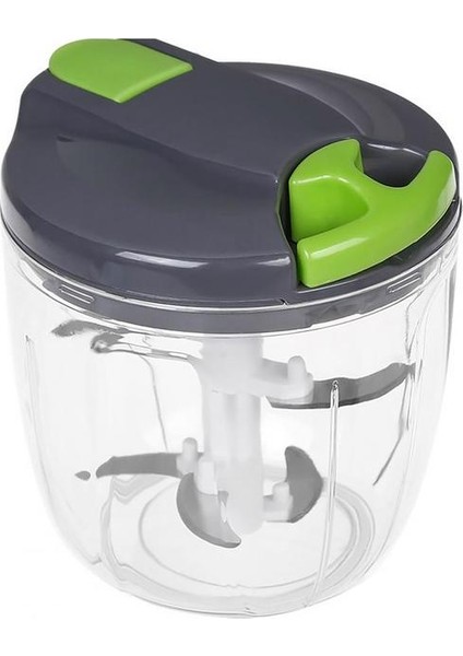 L 520ML/1000ML Manuel Sarımsak Çektirme Öğütücü Gıda Sınıfı Emek Tasarrufu Sağlayan Soğan Biber Sarımsak Kırıcı Gıda Et Kesici Kıyıcı Ev Için (Yurt Dışından)