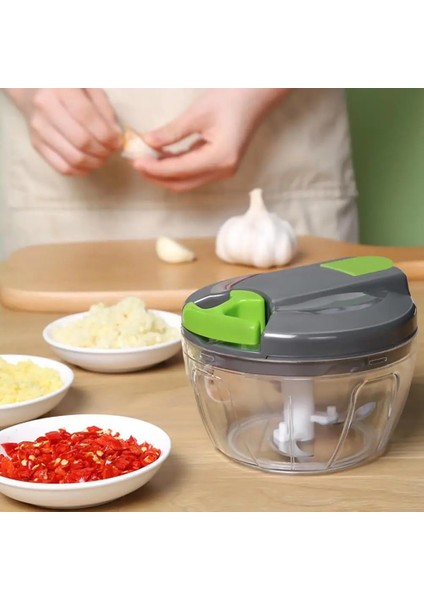 L 520ML/1000ML Manuel Sarımsak Çektirme Öğütücü Gıda Sınıfı Emek Tasarrufu Sağlayan Soğan Biber Sarımsak Kırıcı Gıda Et Kesici Kıyıcı Ev Için (Yurt Dışından) fırsatları