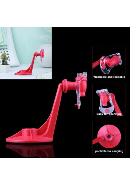 2023 Yeni Yenilik Kola Baş Aşağı Içme Suyu Dağıtım Makinesi Anahtarı Gadget Parti Ev Bar Tasarrufu Soda Dağıtıcı Şişe (Yurt Dışından)
