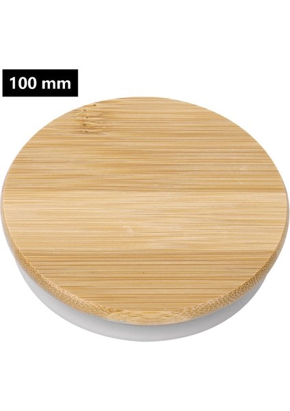 Ahşap Renk 100MM Bambu Mason Kavanoz Depolama Konserve Kapakları Içme Bardağı Yeniden Kullanılabilir Conta Halkası Çam Ahşap Kapak Kapakları Cam Kavanoz Seramik Kupalar Için (Yurt Dışından)