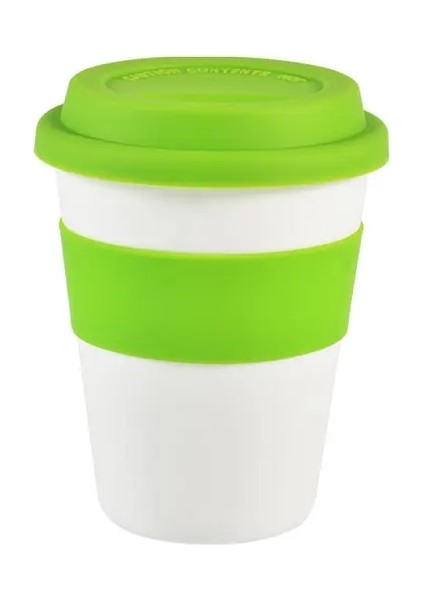 06 400 ml Plastik Seyahat Kupa Isı Yalıtımlı Drinkware Su Bardağı Açık Seyahat Otel Fincan Silikon Kapaklı Anti-Sonbahar Kahve Fincanları 400 ml (Yurt Dışından)