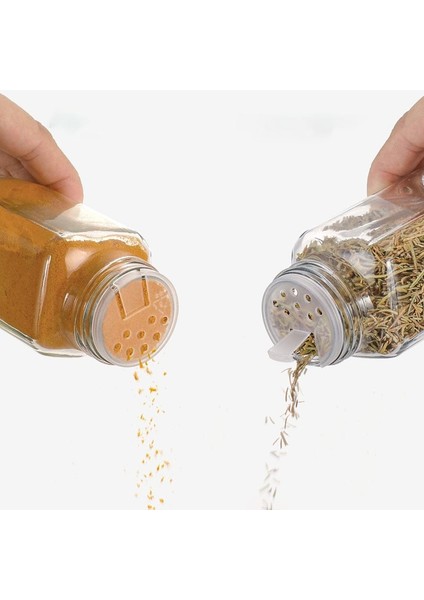6 Adet 3-12 Adet Set Baharat Kavanozu Kare Cam Kap Baharat Şişesi Mutfak Açık Kamp Baharat Kabı Cam Mühürlü Kavanoz (Yurt Dışından) indirimleri