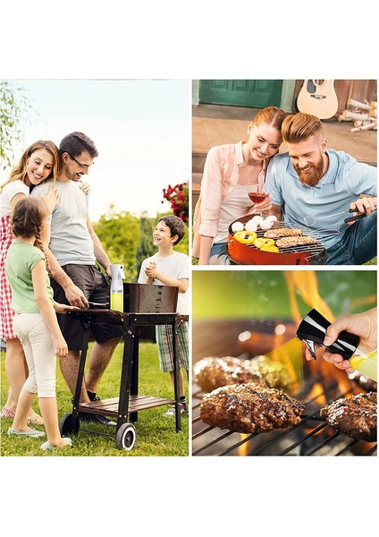 200ML Siyah 200ML 300ML Yağ Spreyi Şişesi Mutfak Pişirme Zeytinyağı Dağıtıcı Kamp Barbekü Pişirme Sirkesi Soya Sosu Püskürtücü Kapları Gadget (Yurt Dışından) fırsatları