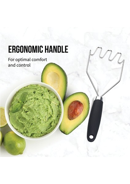 Siyah Preslenmiş Patates Ezici Sıkacağı Püresi Patates Itici Patates Öğütücü Meyve Makinesi Mutfak Aletleri (Yurt Dışından) fırsatları