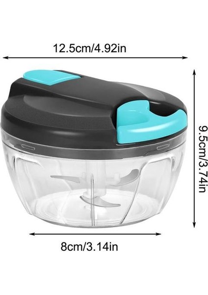 Sarımsak Manuel Gıda Parçalayıcı Sarımsak Öğütücü Dönebilen Sebze Kesici Meyve Kırıcı Çok Fonksiyonlu Karıştırıcılar Mutfak Alet Ezici Aletler (Yurt Dışından)