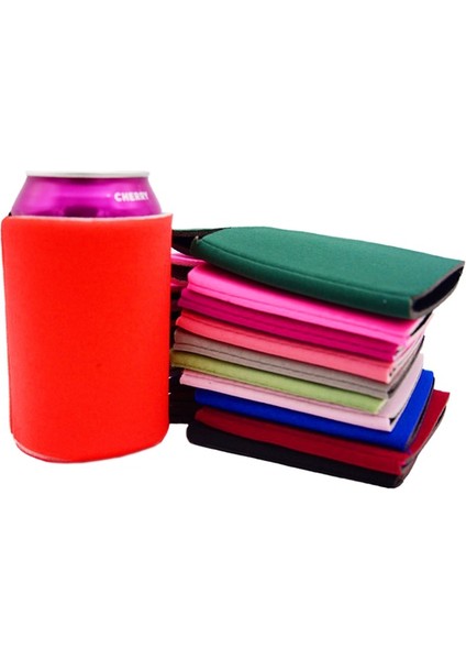 Kahverengi 1 Pc Düz Renk Taşınabilir Bardak Kapağı Bira Kollu Kamp Can Bardak Soda Kapağı Neopren Içecek Soğutucu Şişe Açık Kol (Yurt Dışından) fırsatları