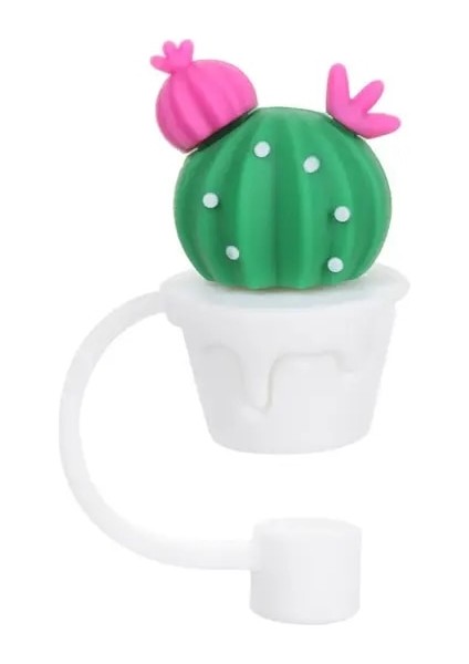 JW08-1PC 1/2 Adet Yaratıcı Silikon Saman Fiş Karikatür Hava Geçirmez Sıçrama Geçirmez Kapak Yeniden Kullanılabilir Içme Toz Kapağı Cam Bardak Ev Aksesuarları (Yurt Dışından)