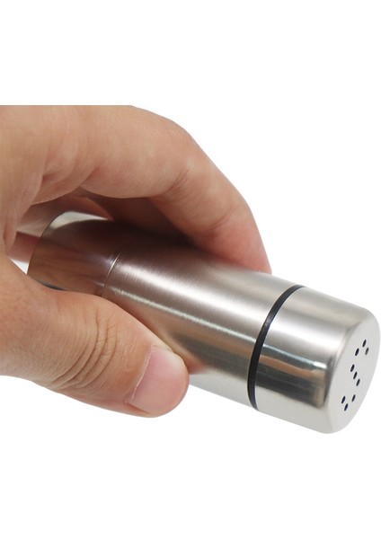 Stil 2 Paslanmaz Çelik Mini Tuzluk Çok Fonksiyonlu Biber Çalkalayıcılar Yaratıcı Baharat Serpme Kavanoz Mutfak Baharat Araçları Açık Için (Yurt Dışından) indirimleri