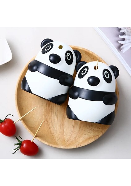 Kurbağa Karikatür Sevimli Hayvanlar Basın Kürdan Dağıtıcı Konteyner Masaüstü Otomatik Kürdan Tutucu Saklama Kutusu Ev Yemek Masası Dekor (Yurt Dışından)