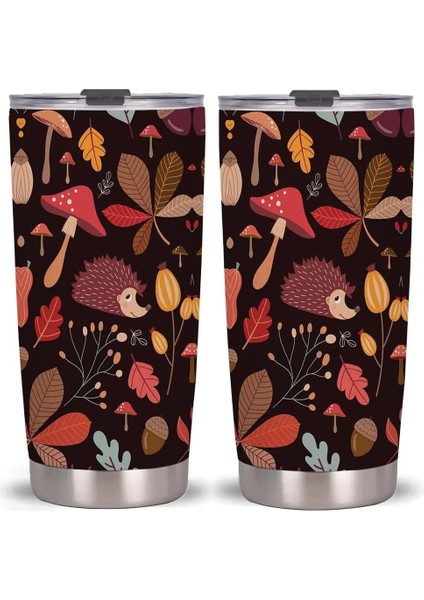 Stil 5 20 Oz Sevimli Kirpi Tumbler-Paslanmaz Çelik Seyahat Kapaklı Kupa ve Saman Bir Tumbler Fincan Kawaii Vahşi Hayvanlar Desen Çocuk Için (Yurt Dışından) fiyatları