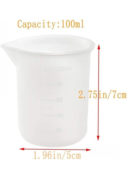 1 Adet 100 ml 1/2/5/10 Adet 20-500 ml Şeffaf Plastik Mezun Ölçüm Kabı Şeffaf Karıştırma Bardak Sıvı Kolu Konteyner Yapımı Mutfak Gereçleri (Yurt Dışından)