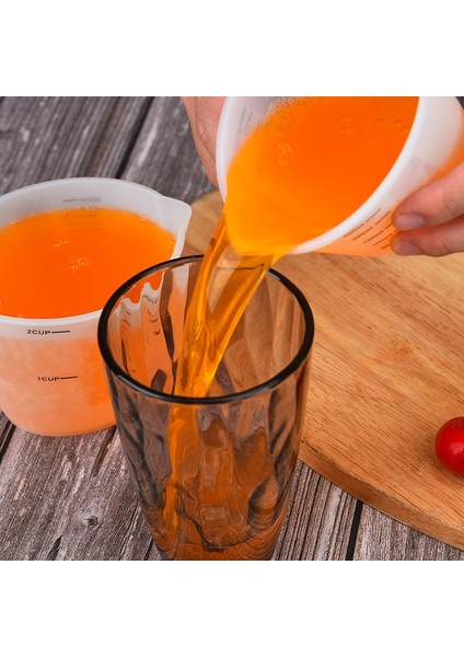 1 Adet 250ML Silikon Ölçüm Kabı Şeffaf Ölçekli Gıda Sınıfı Dayanıklı Yapışmaz Dıy Kek Epoksi Reçine Takı Yapımı Mutfak Pişirme Araçları (Yurt Dışından) indirimleri