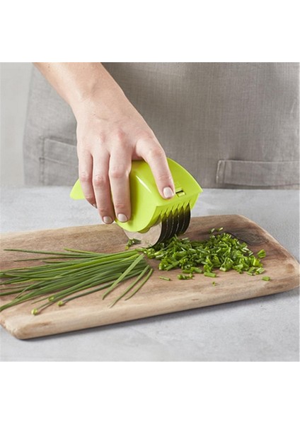Sarı Ot Haddeleme Rulo Silindirler Kıyma Manuel El Yeşil Soğan Kesici Dilimleme 6 Paslanmaz Çelik Bıçak Mutfak Sebze Doğrama (Yurt Dışından) fiyatları