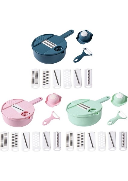 Mavi Sebze Kesici Çok Fonksiyonlu Manuel Sebze Dilimleme Taşınabilir Parçalayıcı Yenilikçi Meyve Kıyıcı Mutfak Aksesuarları (Yurt Dışından) fiyatları