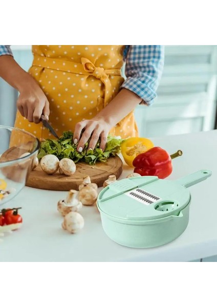 Mavi Sebze Kesici Çok Fonksiyonlu Manuel Sebze Dilimleme Taşınabilir Parçalayıcı Yenilikçi Meyve Kıyıcı Mutfak Aksesuarları (Yurt Dışından) fırsatları