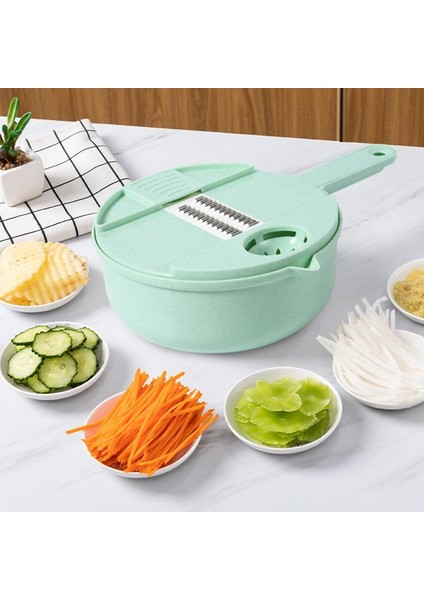 Mavi Sebze Kesici Çok Fonksiyonlu Manuel Sebze Dilimleme Taşınabilir Parçalayıcı Yenilikçi Meyve Kıyıcı Mutfak Aksesuarları (Yurt Dışından) indirimleri